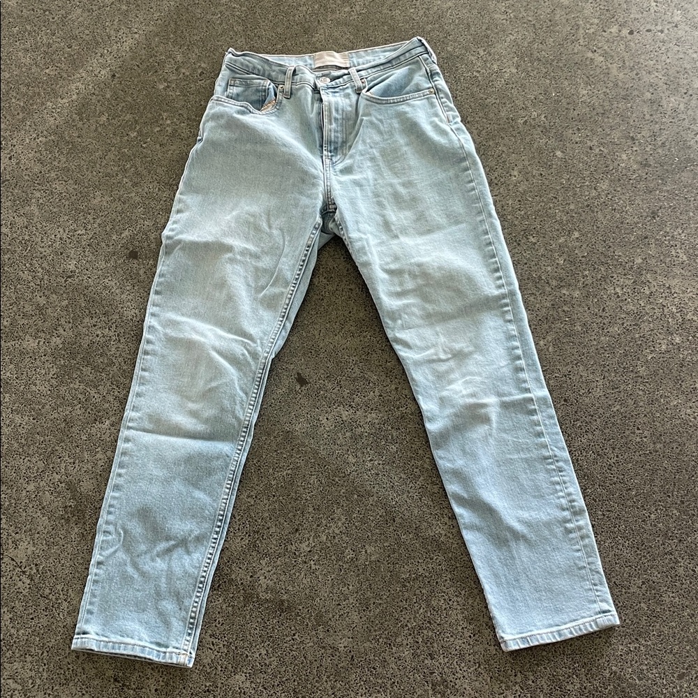 Everlane “High Waist Straight Jeans”